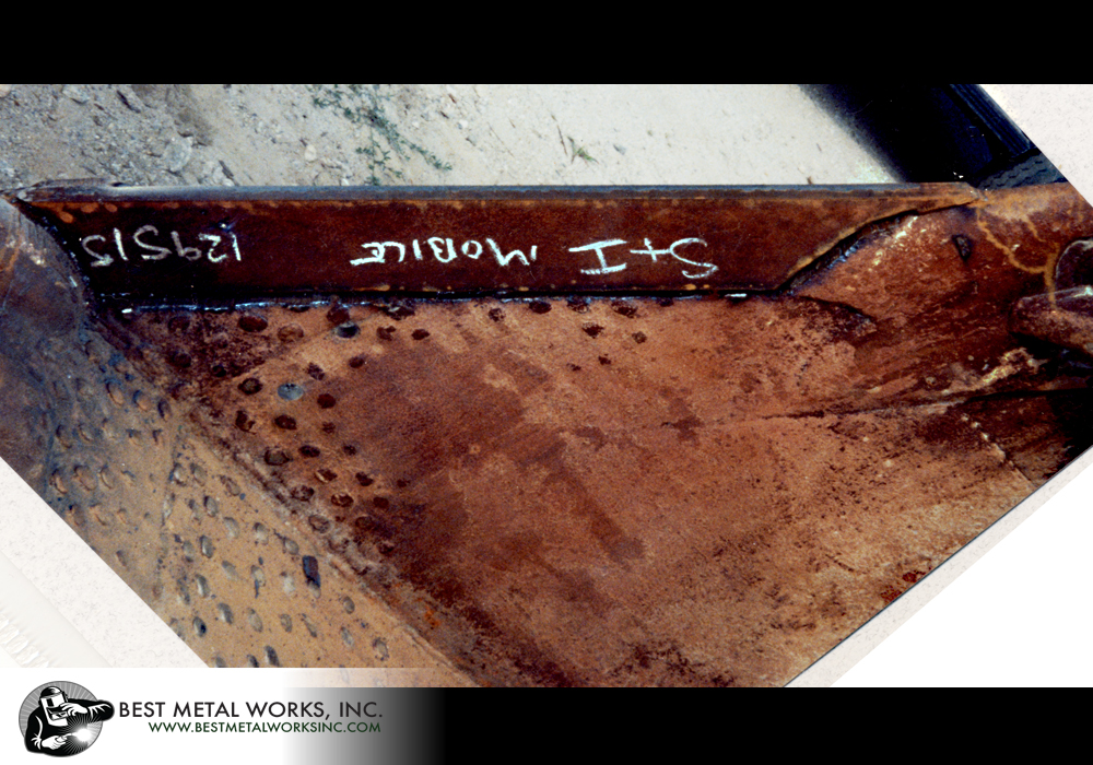 Excavator Bucket Repair 2