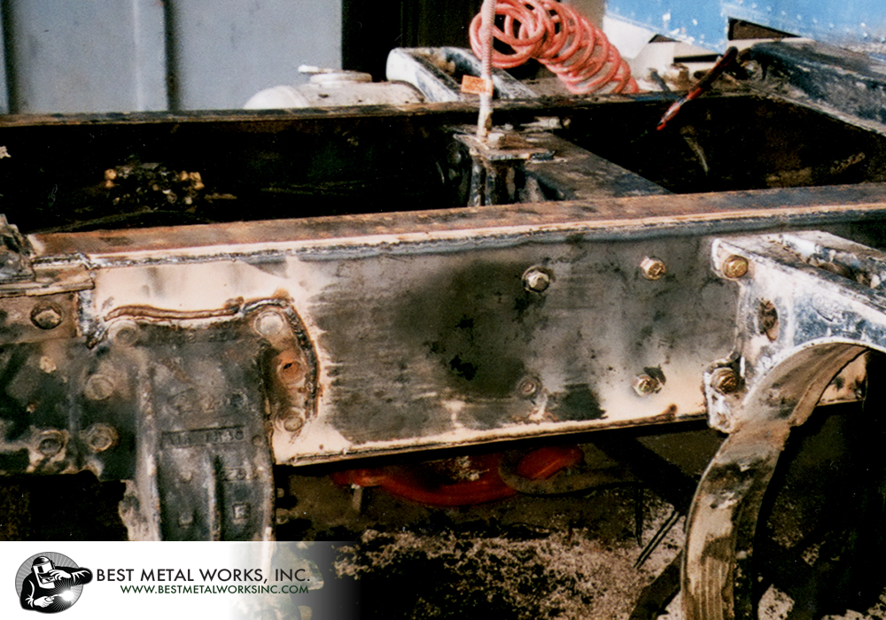 Broken Truck Frame Repair 4